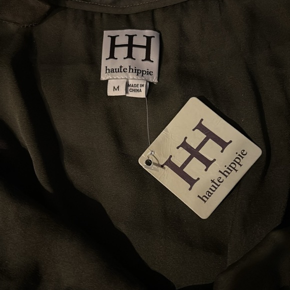 Haute Hippie Burnout Drop Waist Cocktail Dress - Picture 8 of 9